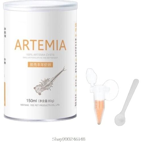 150ml Aquarium Tropic Fish Food Artemia Shelling Eggs Brine Shrimp Shelling Egg O09 20 Dropship