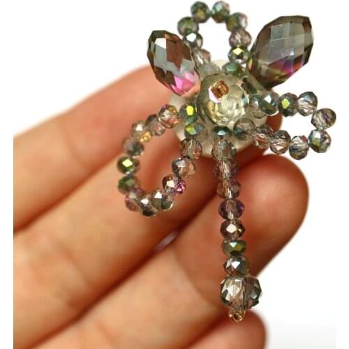 5pc/lot handmade sequin flower patches for clothing DIY rhinestone beaded Sew on applique embroidery applique round parche ropa