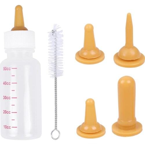 1 Set Small Pet Puppy Kitten Feeding Bottle Nursing Bottle Pet Accessories
