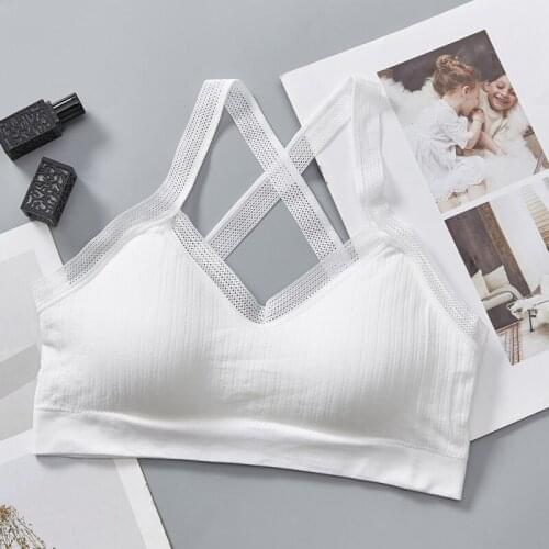 Wireless Bras Multi Color Lingerie Lace Sexy Bralette Push Up Padded Y-line Straps Backless Underwear Vest Brassiere For Women