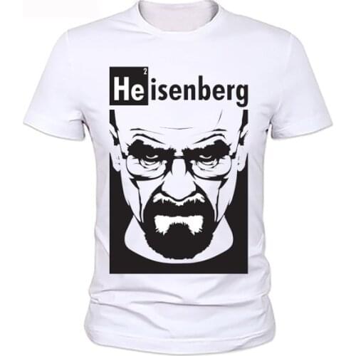 Breaking Bad T Shirt Top Quality O Neck Heisenberg Men Tshirt Cotton Short Sleeve Print Casual BreakingBad Print T Shirt For Man