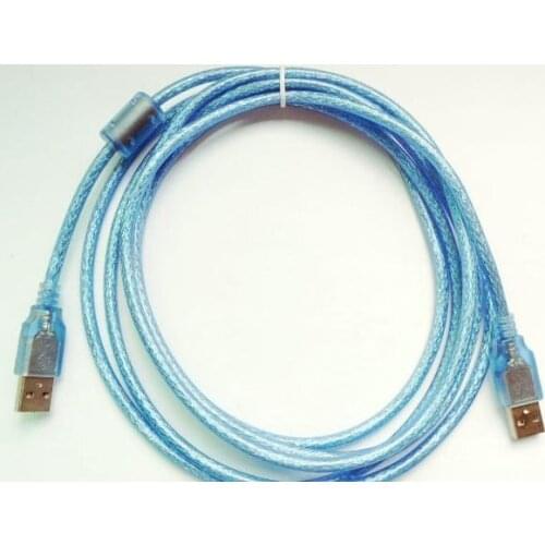 10ft usb2.0 cable+ ferrite cores,3m Usb AM to AM High-speed transmission cable,100pcs/lot