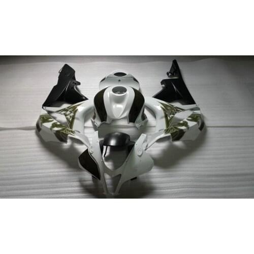 Motorcycle Fairing kit for CBR600RR F5 07 08 CBR 600RR 2007 2008 CBR600 White coffee ABS Fairings set+gifts set HC02