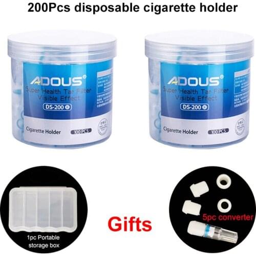 NEW Disposable Tobacco Cigarette Filter Smoking Reduce Tar Filtration Cleaning Holder Cigarettes Holder Converter heathy gifts