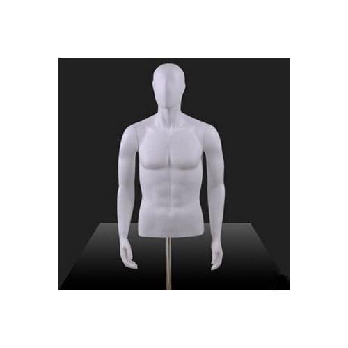 New Half Body Mannequin Female Half Manikin Fiberglass Gloss White Mannequin On Sale