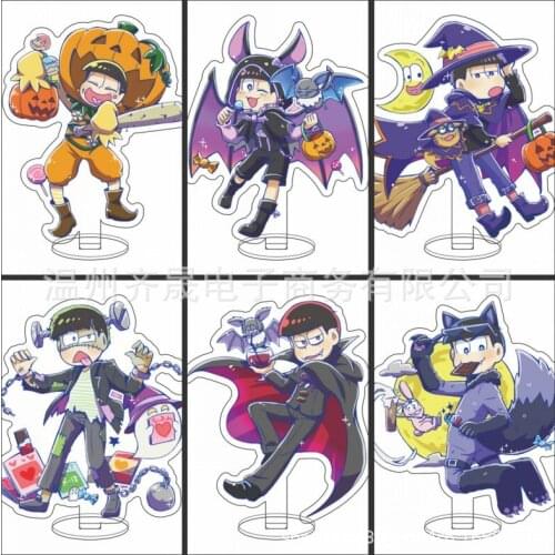 Osomatsu-san Mr osomatsu san Karamatsu Ichimatsu Cute Acrylic Stand Figure Plate Collection Model Toy Gifts Cosplay Desk Decor