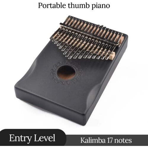 Thumb Piano Kalimba 17 Keys Portable Musical Instrument Mini Caliber Keyboards Gift Small Xylophone Music Box Childrens Piano