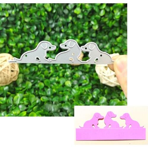 Suitable for metal cutting die and DIY scrapbook album 3D creative greeting card making dolphin edge template 2021 NEW