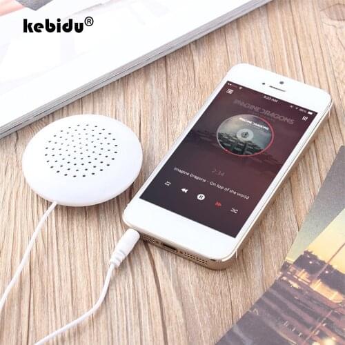Kebidu Portable Pillow Speaker Music Player Louderspeakers Relaxed Soft Universal 3.5mm For iPod Xiaomi SmartPhone MP3 MP4 CD