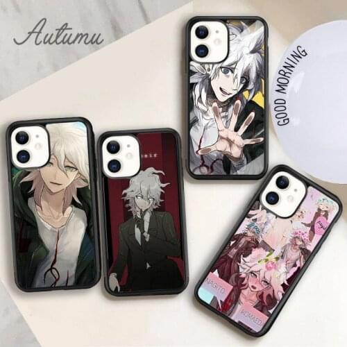 Danganronpa Nagito Komaeda Phone Case for iPhone 11 12 Pro Max mini X XR XS SE 2020 5 6S 7 8 Plus Samsung Galaxy S8 S9 S10 Cover
