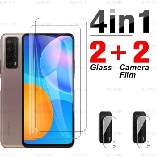 4in1 Tempered Glass For Huawei P Smart 2021 Scratch resistant Screen Protector for huawei huavei P smart 2019 smartZ lens ​film