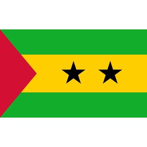 Sao Tome and Principe Flag 120 x 180 cm 100D Polyester Large Big Flags And Banners National Flag Country Banner