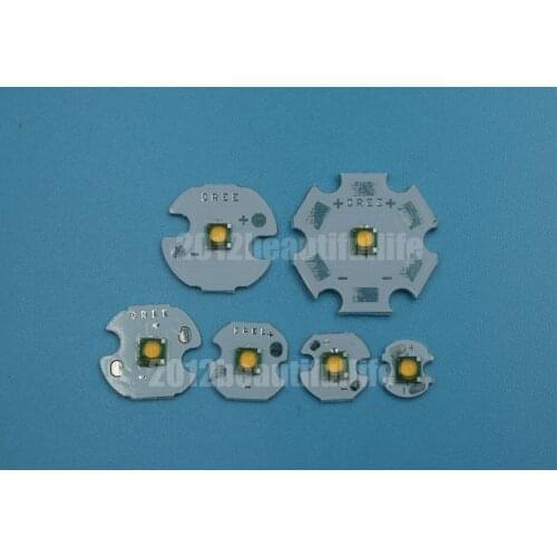 10pcs/lot Original CREE XP-G XPG 5w High Power Led with 8mm 10mm 12mm 14mm 16mm 20mm PCB