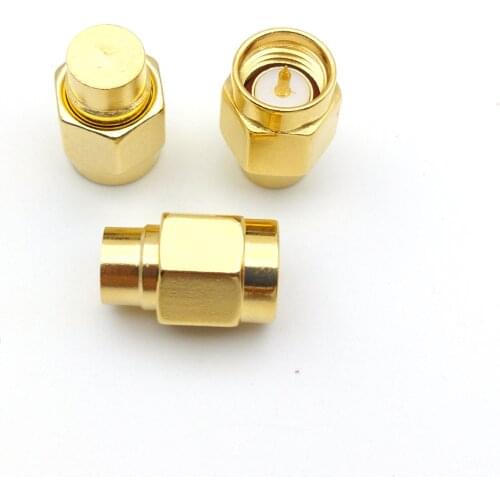1000pcs brass SMA 50 OHM Coaxial Termination LOADS SMA male ADAPTER connector New