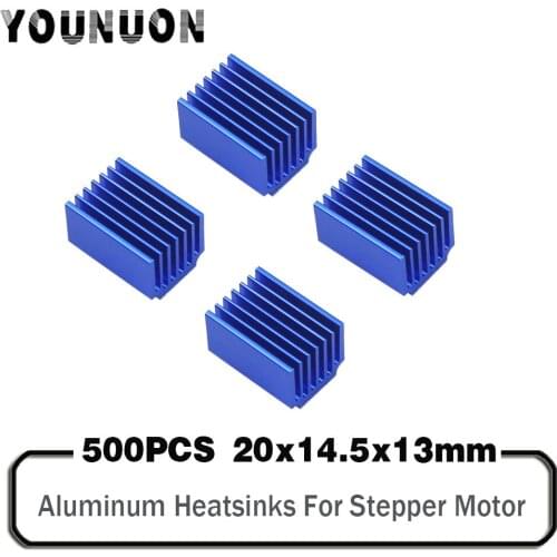500PCS 20X14.5X13MM Stepper Motor Driver Heatsink for 3D Printer Controller Mother Boards Reprap
