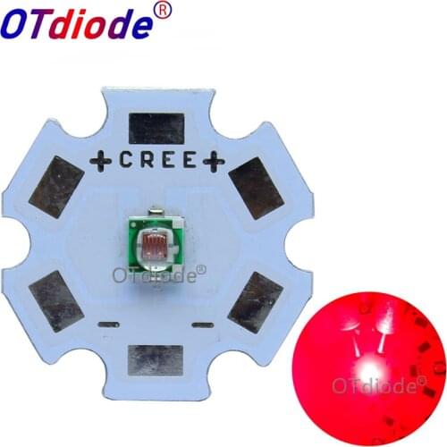 50PCS Epileds 3W 3535 SMD Deep Red 660nm Diode High Power 660NM Plant Grow LED Light lamp with 20mm/16mm PCB Board