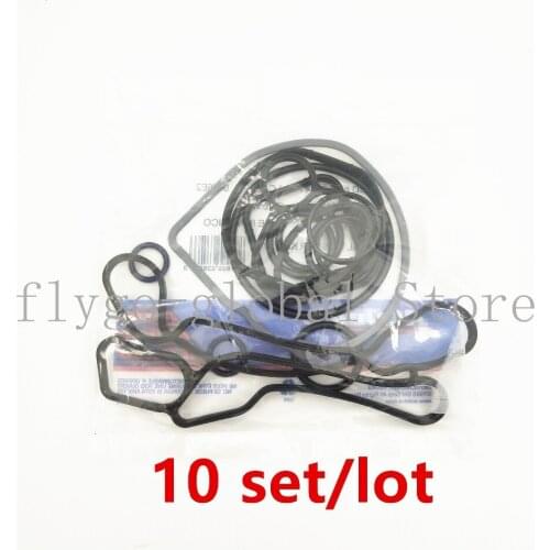 93186324 24445723 55354071 10set/lot Oil Cooler Repair Kits Gaskets For Chevrolet Cruze 1.6L 1.8L Opel Orlando Astra 1.6L 1.8L