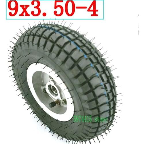 9X3.50-4 wheel Electric scooter 4 inch rims with pneumatic tire tyre for Gas Scooter Pocket Bike Electric tricycle