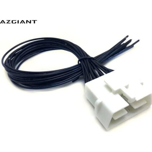 Automotive OBD2 Male 16pin Solderless Terminal Male OBDII Free Combination CAN Wire