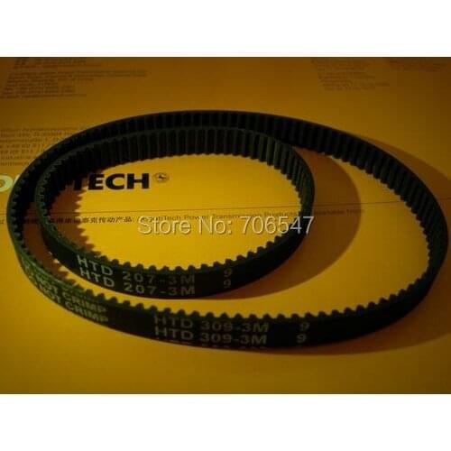 Free Shipping STS 501-S3M-9 teeth 167 width 9mm length 501mm STS3M 501 S3M 9 Arc teeth Industrial Rubber timing belt 10pcs/lot