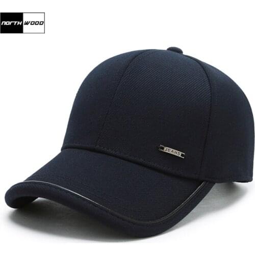 NORTHWOOD High Quality Winter Baseball Cap for Men Solid Women Snapback Dad Hat Gorras Hombre Adjustable Cotton Trucker Caps