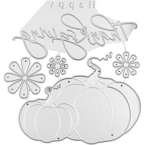 Thanksgiving Cutting Dies Stencil DIY Scrapbooking Album Stamp Paper Card Emboss