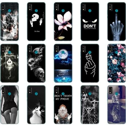 For honor 9x lite Case 6.5 inch Silicon Soft TPU Back Cover For huawei Honor 9X lite Phone Case etui Bumper Bag Protective Coque