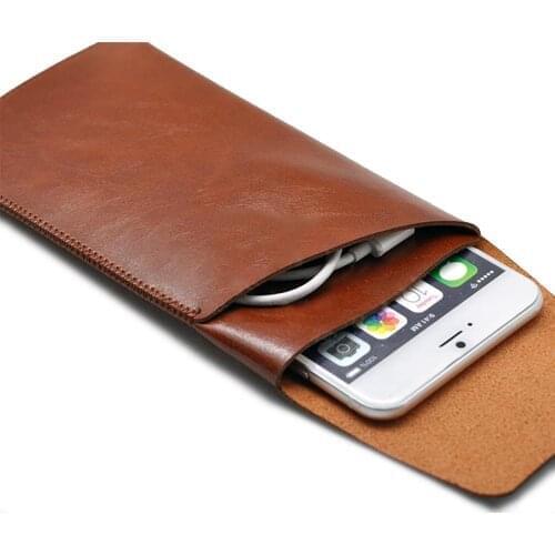 For iPhone 12 Por 12 mini 12 pro max microfiber leather double layer mobile phone bag with card slot