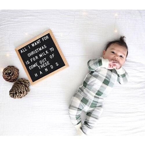 Felt Letter Board Wooden Frame Changeable Symbols Numbers Characters Message Boards for Home Office EF