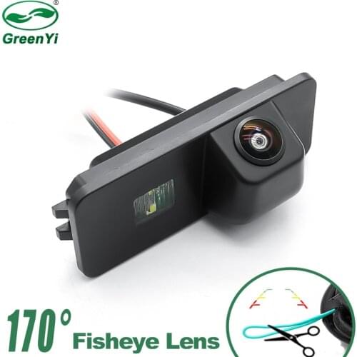 HD 170 Degree 1280P Fisheye MCCD Lens Starlight Night Vision Car Rear View Backup Camera For VW GOLF EOS PASSAT CC POLO SEAT
