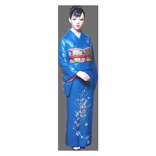 1/24 Kimono belle Resin kit Figure GK Japanese human subject matter Reality Uncoated No colour
