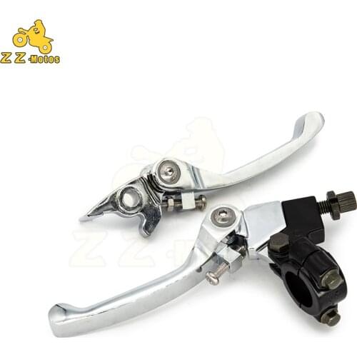 CRF KLX Pit Pro Xmotos BSE KAYO Pit Dirt Bikes parts most Aluminum Alloy Folding Clutch lever Brake Lever set free shipping