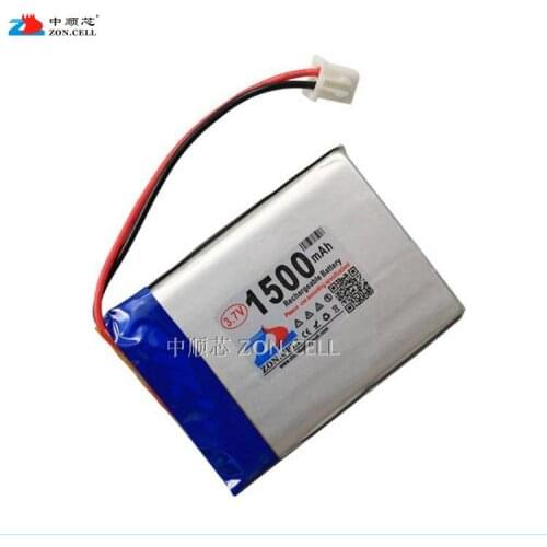 New Hot In 3.7V 1500mAh 653953 core lithium polymer battery 654055 603955 654050 Rechargeable Li-ion Cell