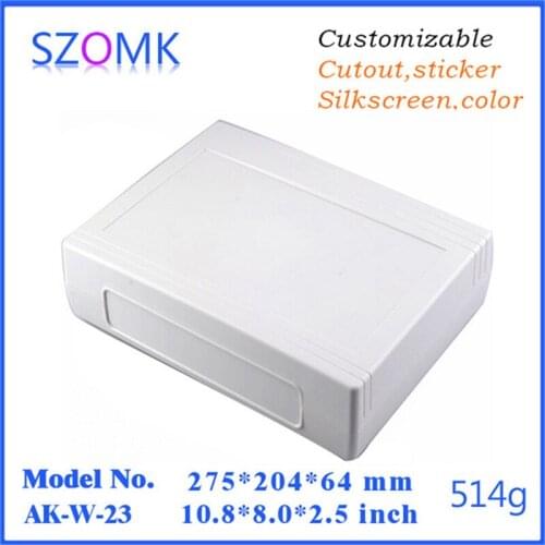 Wall mount plastic electrical box white electric case (1 pcs) 275*204*64mm abs project enclosure equipment control box
