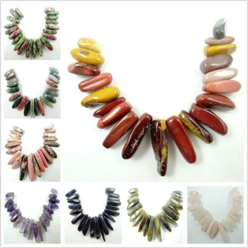 Natural stone Dog teeth Quartz crystal lapis tiger eye Turquoises Onyx Pendant for diy Jewelry Making Necklaces Accessories