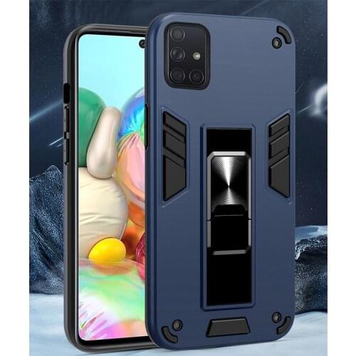 Shockproof Armor Magnetic Ring Case For Samsung Galaxy A51 A71 A21S S20 FE M51 M31 A12 A50 A70 A31 M21 lnvisible Bracket Cover