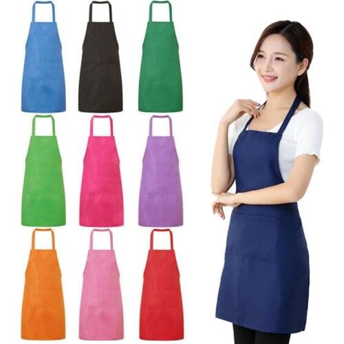 Colorful Cooking Sleeveless Apron In Kitchen Keep The Clothes Clean Sleeveless And Convenient Male Female Chefs Universal Tools