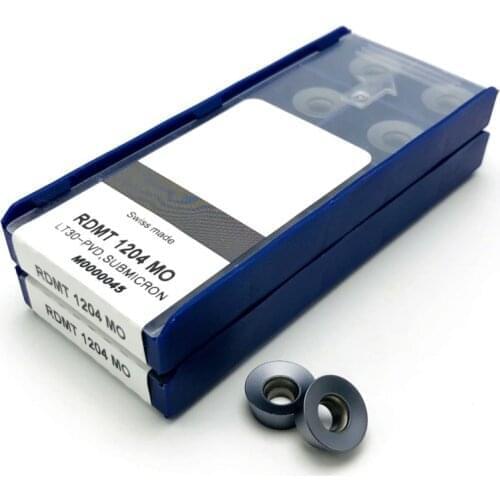 RDMT 1204 MO LT30 high quality carbide milling insert internal turning tool CNC carbide cutting tools RDMT1204 turning inserts