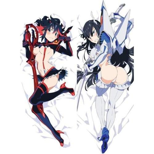 Sexy Japanese BL Anime KILL la KILL Matoi Ryuko Satsuki Throw Otaku Dakimakura Gifts Bedding Hugging Body Pillow Case 150x50 CM