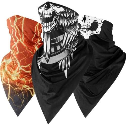 Cycling Magic Bandana Triangle Scarf UV-proof Cooling Mask Face Shield Summer Outdoor Hiking Fishing Scarf Skull Mask Balaclava