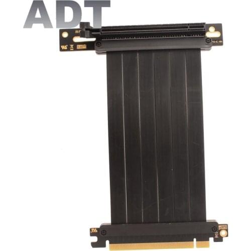 Riser High speed PC graphics card PCI-E 3.0 16x extension cable flexible extension cable vertical link for GPU 1U 2U chassis