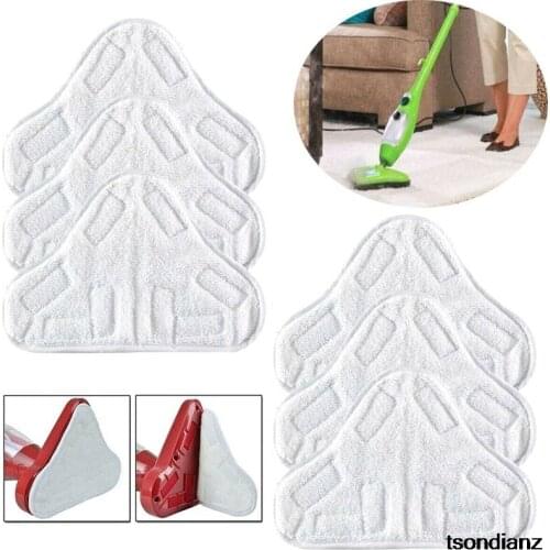 1pcs/lot Practical Reusable Replacement Washable Triangular Steam Mop Microfiber Cloth Pad Cover For Mop Home Cleaning