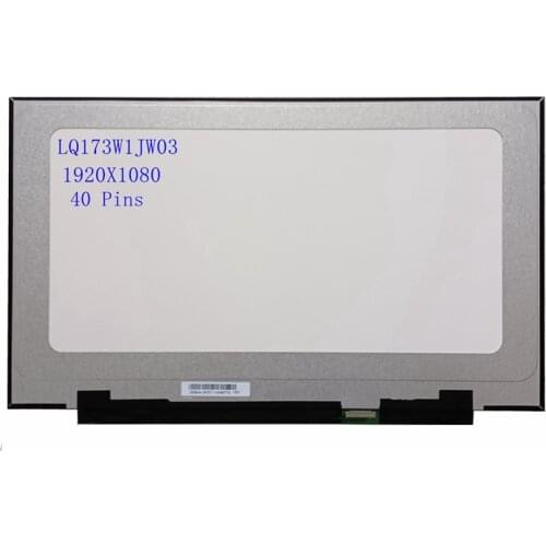 17.3" LQ173M1JW03 Laptop Lcd Screen slim IPS FHD 40 Pins LED Panel Display Matrix Replacement