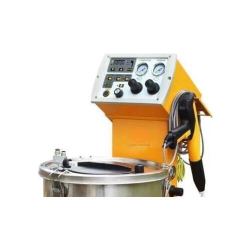 2020 electrostatic powder coating machine with 2 hopper