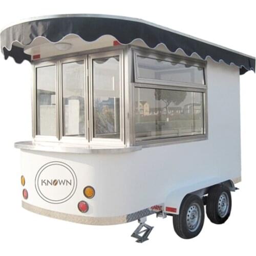 3m long electric mobile snack fast mobile food truck food trailer