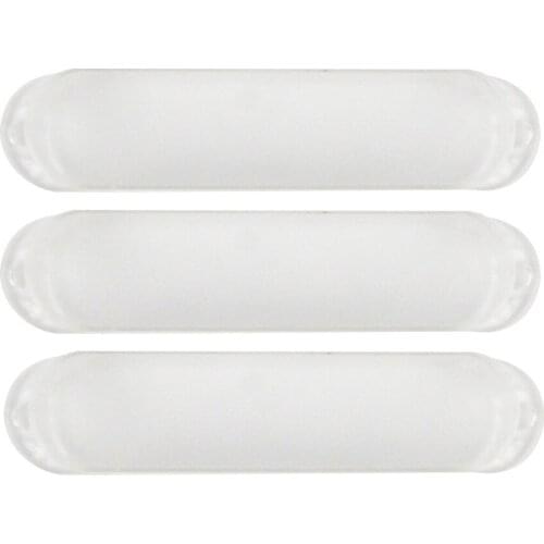 NEW 3pcs Transparent Plastic Closed Guitar Single Coil Pickup Covers No Hole Electric Guitar Accessories
