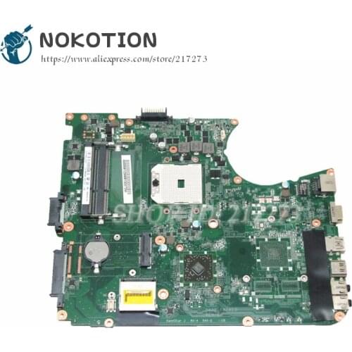 NOKOTION PC Motherboard For Toshiba Satellite L750D L755D MAIN BOARD Socket FS1 DDR3 DA0BLFMB6E0 A000081230