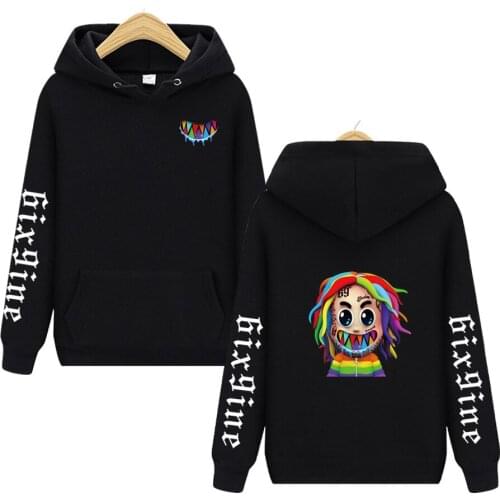 Fashion Brand Rapper 6ix9ine Hoodie Sport Trui Tweedelige Set Vrouwen Mannen Print Gooba Hoodies Harajuku Sweatshirts Hoodies