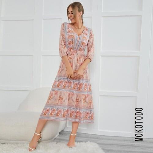 Платья для полных MOKOTODO China At AliExpress