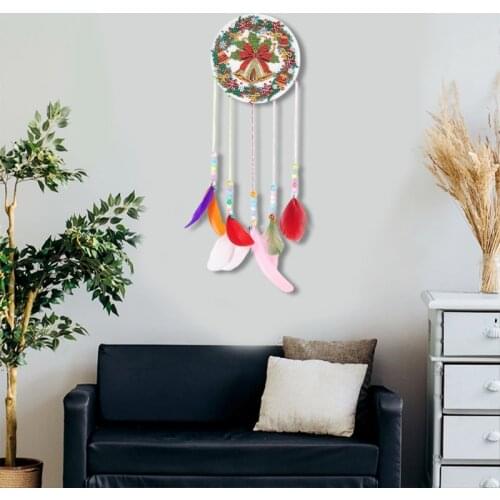 DIY 5D Diamond Painting Kits for Adults Beginner Christmas Bell Wind Chime Craft R7UB